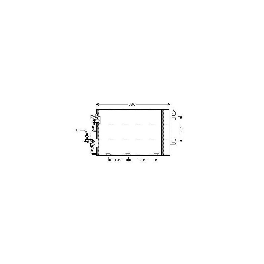 AC Condenser - AVA OL5366D