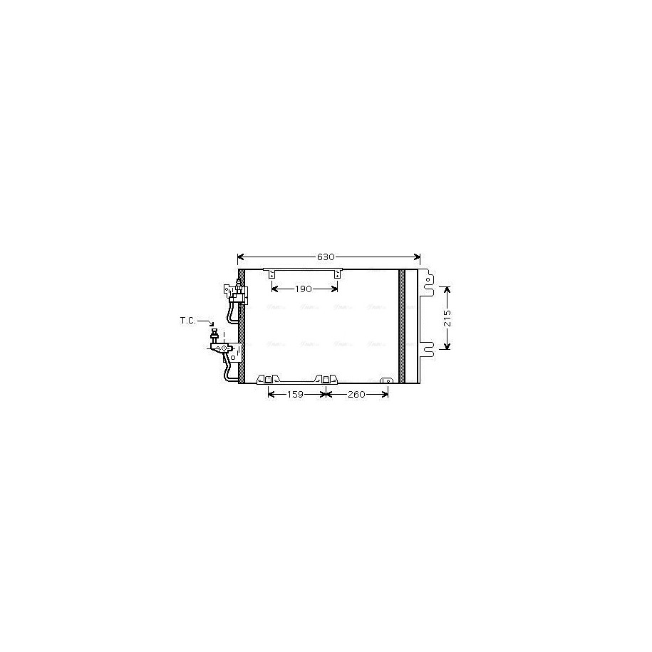 AC Condenser - AVA OL5367D