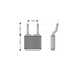 Heater Matrix - AVA OL6132