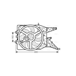 Radiator Fan - AVA OL7513