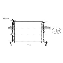 Radiator - Engine Cooling - AVA OLA2256