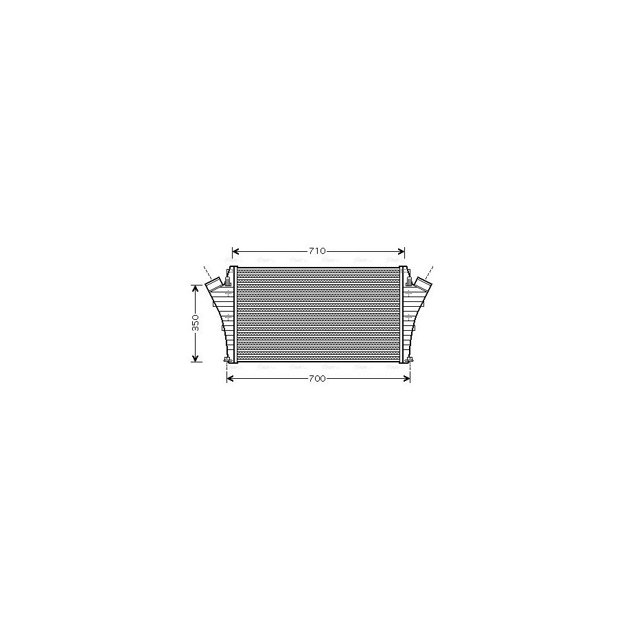 Intercooler - AVA OLA4361