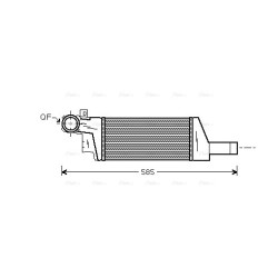 Intercooler - AVA OLA4404