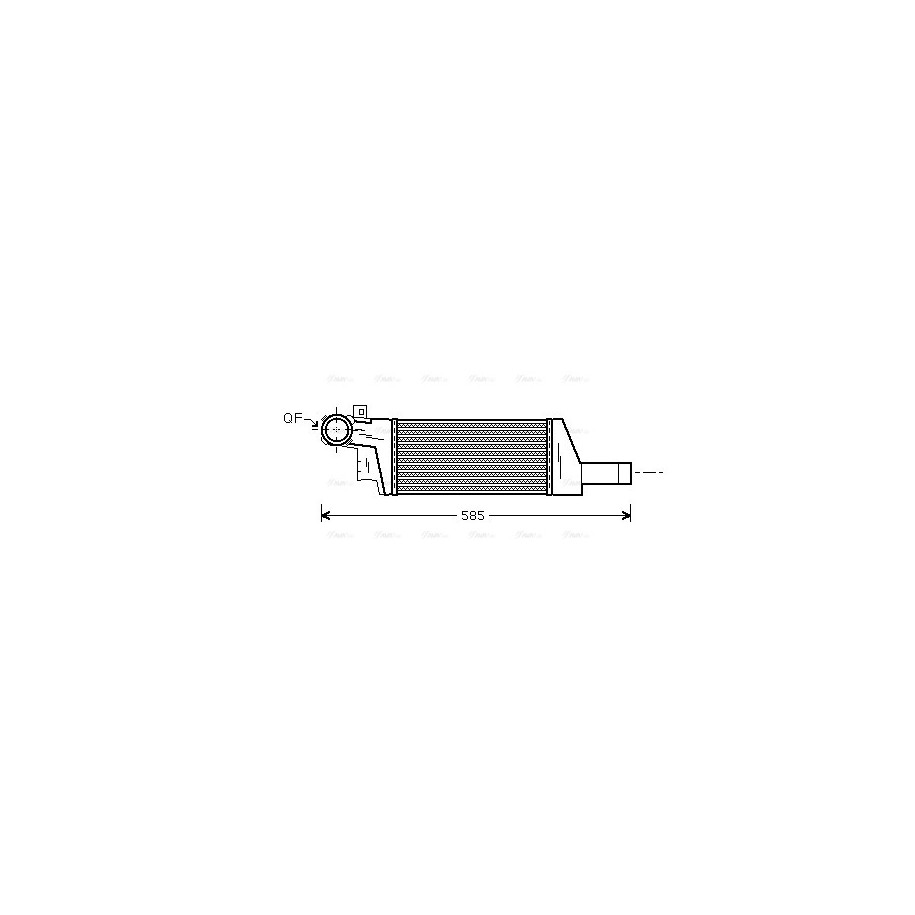 Intercooler - AVA OLA4404