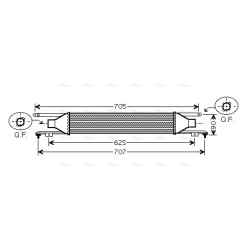Intercooler - AVA OLA4420