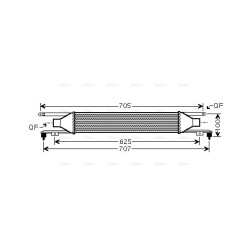 Intercooler - AVA OLA4421