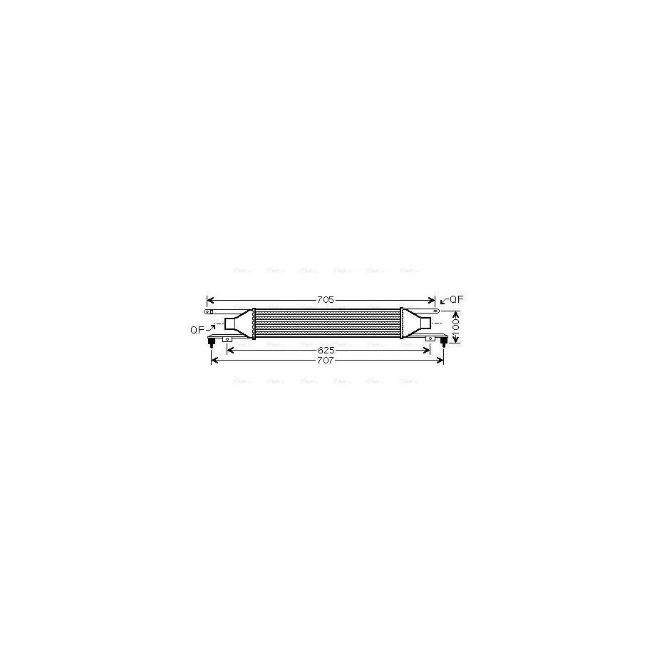 Intercooler - AVA OLA4421