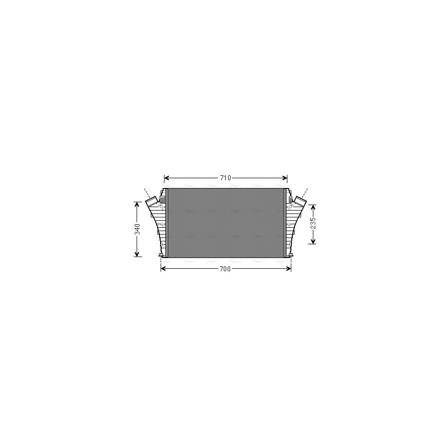 Intercooler - AVA OLA4491