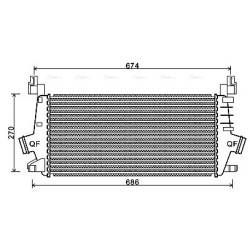 Intercooler - AVA OLA4548