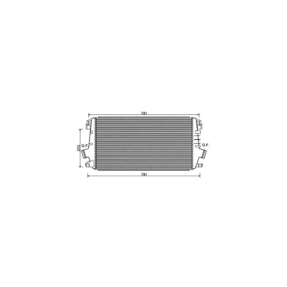 Intercooler - AVA OLA4550