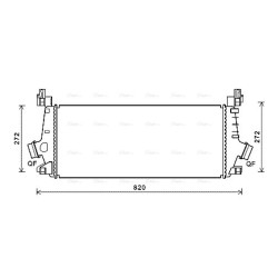 Intercooler - AVA OLA4640