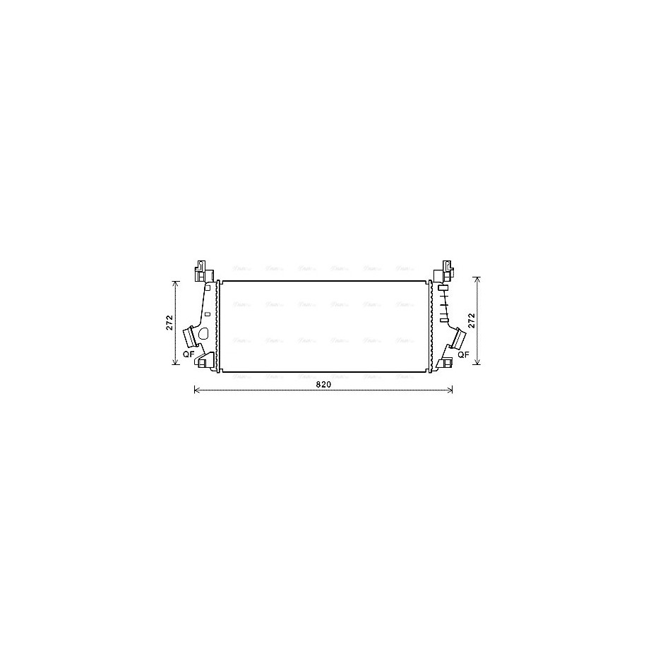 Intercooler - AVA OLA4640