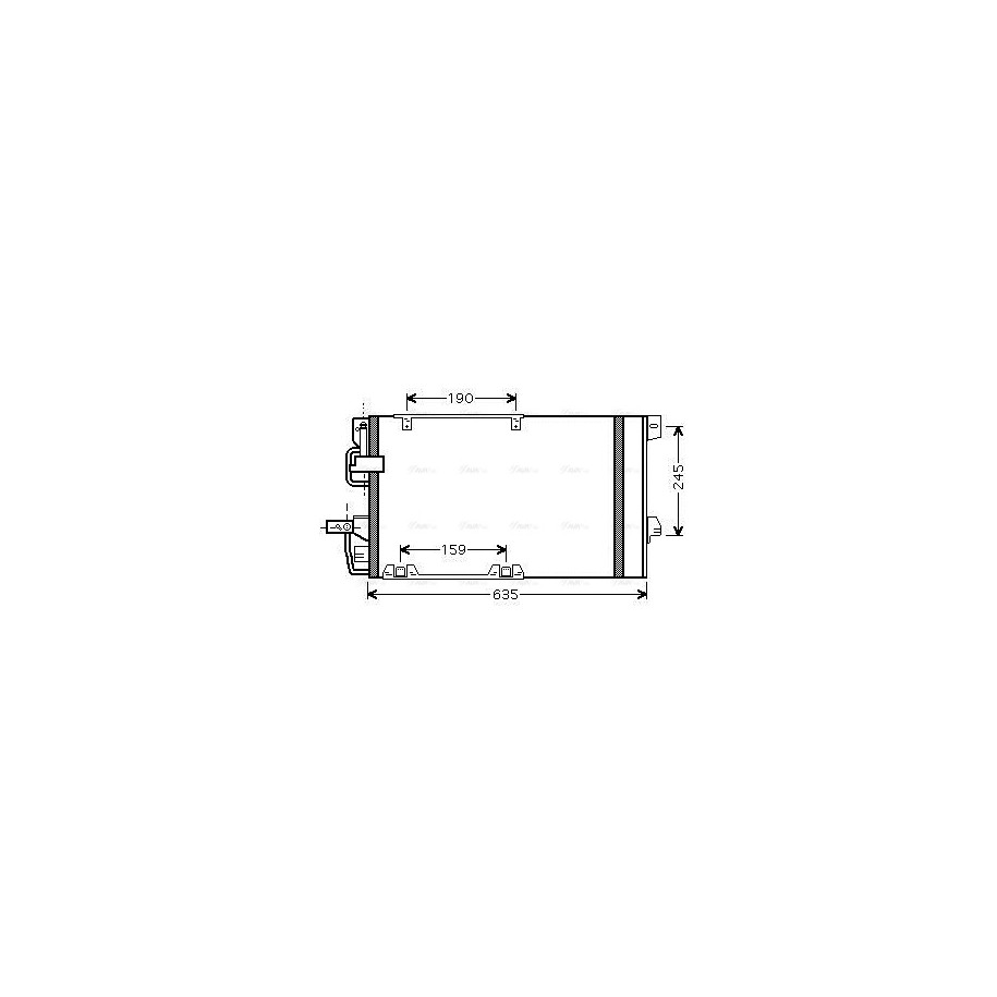 AC Condenser - AVA OLA5326D