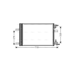 AC Condenser - AVA OLA5500D