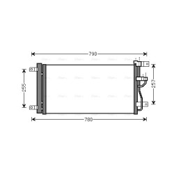 AC Condenser - AVA OLA5612D