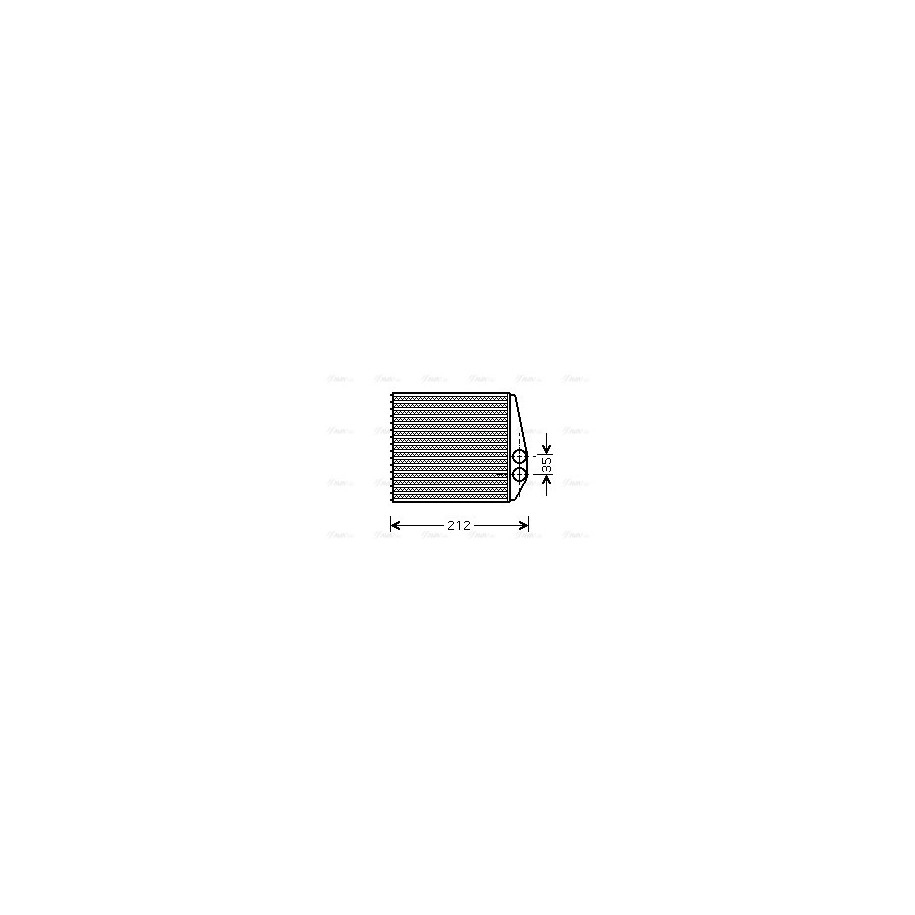 Heater Matrix - AVA OLA6354