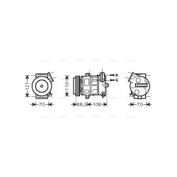 AC Compressor - AVA OLAK418