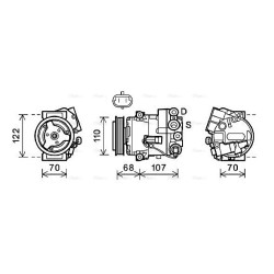 AC Compressor - AVA OLAK594