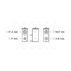 AC Expansion Valve - AVA PE1376