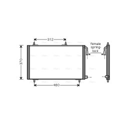 AC Condenser - AVA PE5257