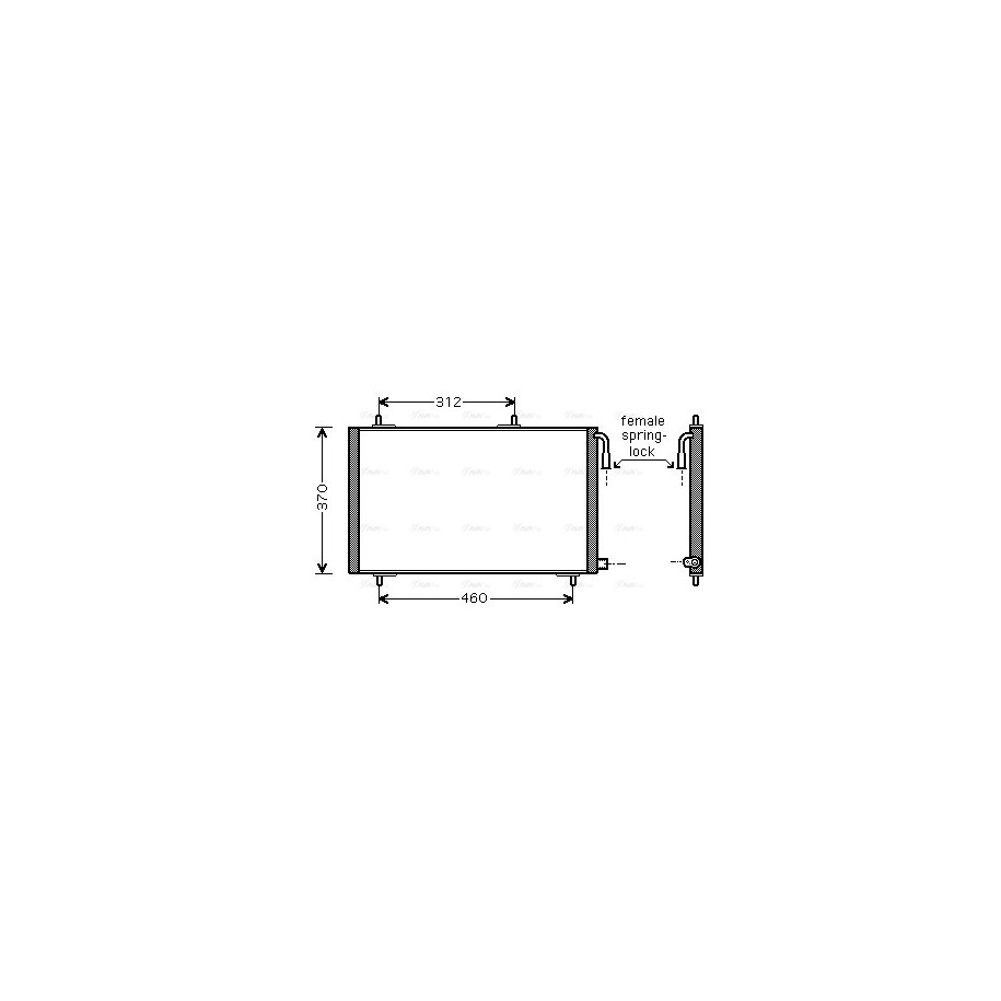 AC Condenser - AVA PE5257