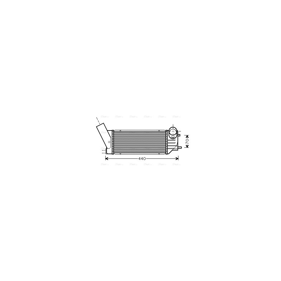 Intercooler - AVA PEA4279
