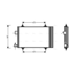 AC Condenser - AVA PEA5193D