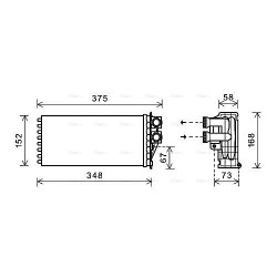 Heater Matrix - AVA PEA6359