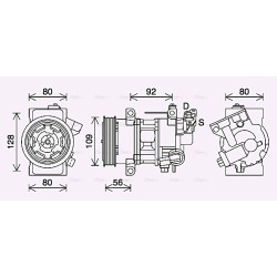 AC Compressor - AVA PEAK418