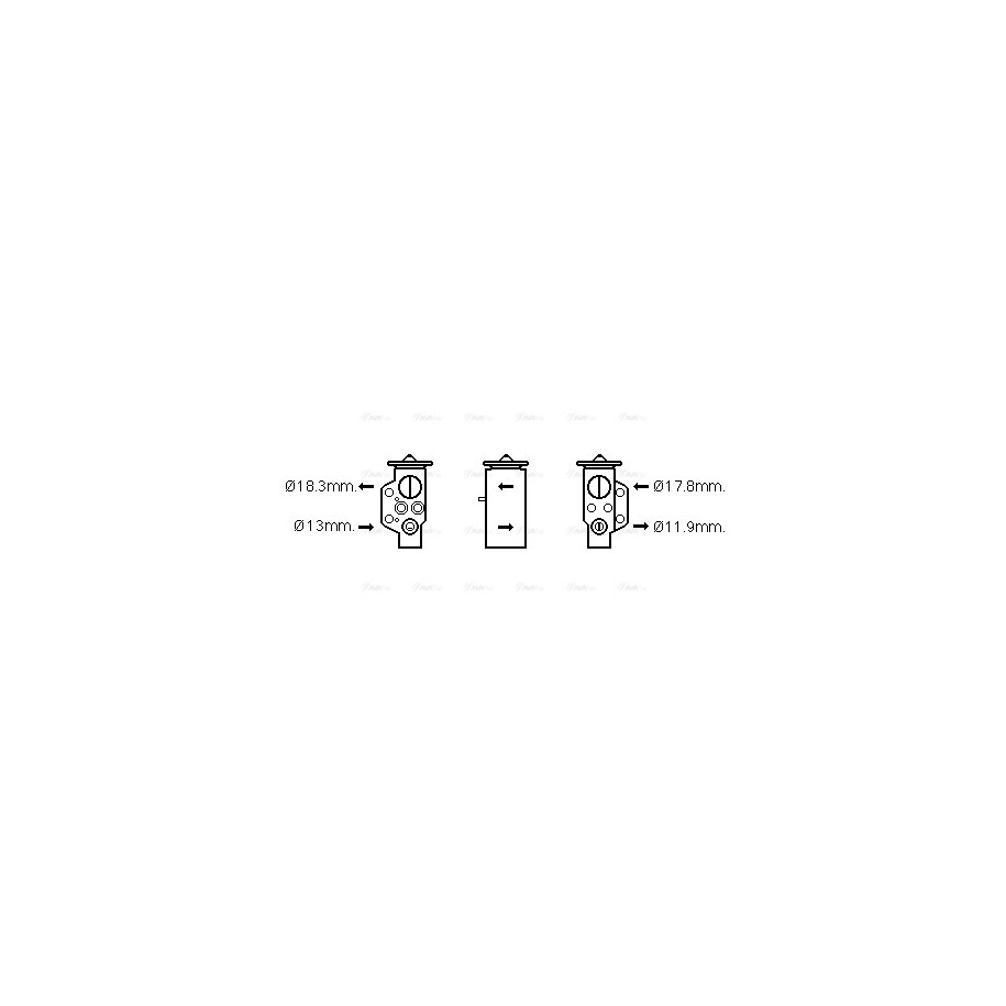AC Expansion Valve - AVA PR1076