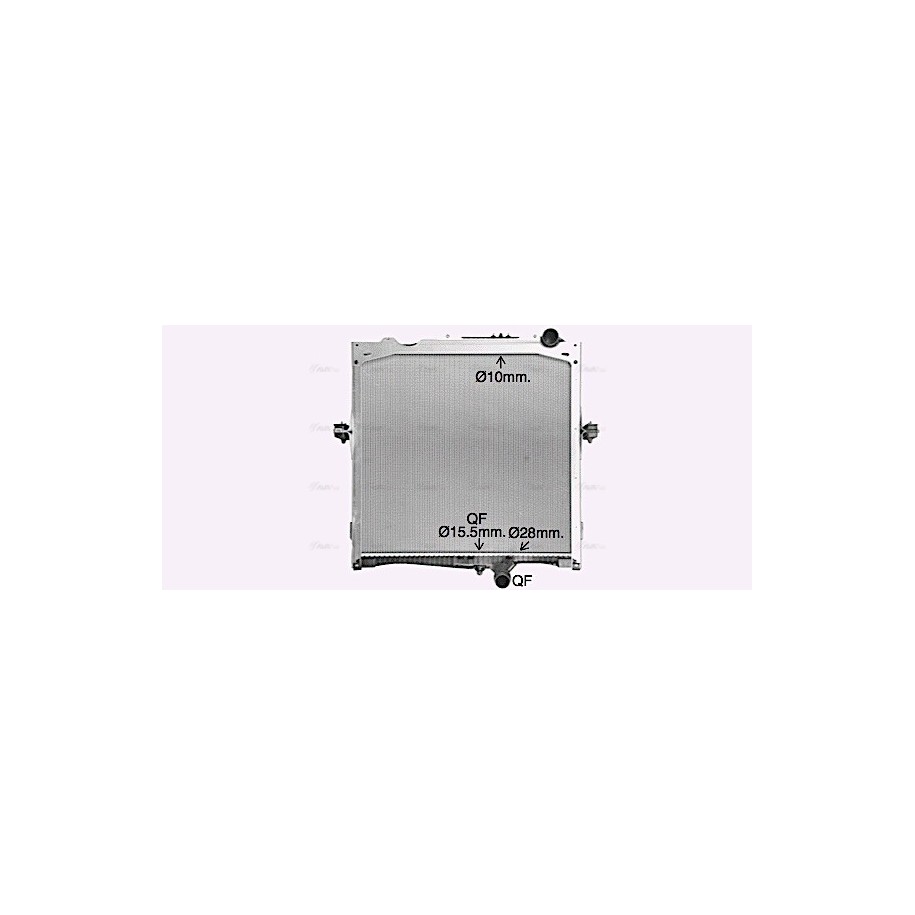 Radiator - Engine Cooling - AVA RE2132