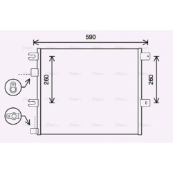 AC Condenser - AVA RE5124