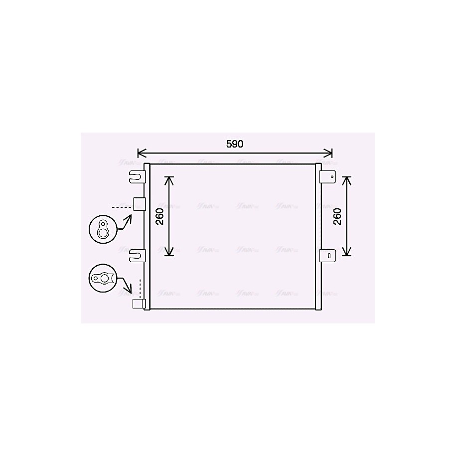 AC Condenser - AVA RE5124