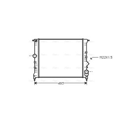 Radiator - Engine Cooling - AVA RT2119