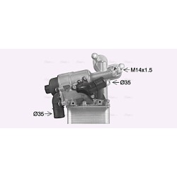 Engine Oil Cooler - AVA RT3631H