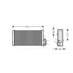Heater Matrix - AVA RT6226