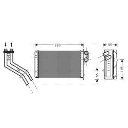 Heater Matrix - AVA RT6227