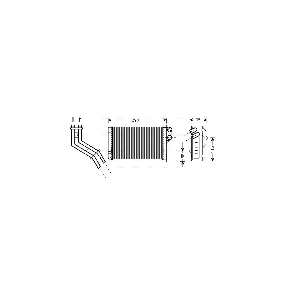 Heater Matrix - AVA RT6227