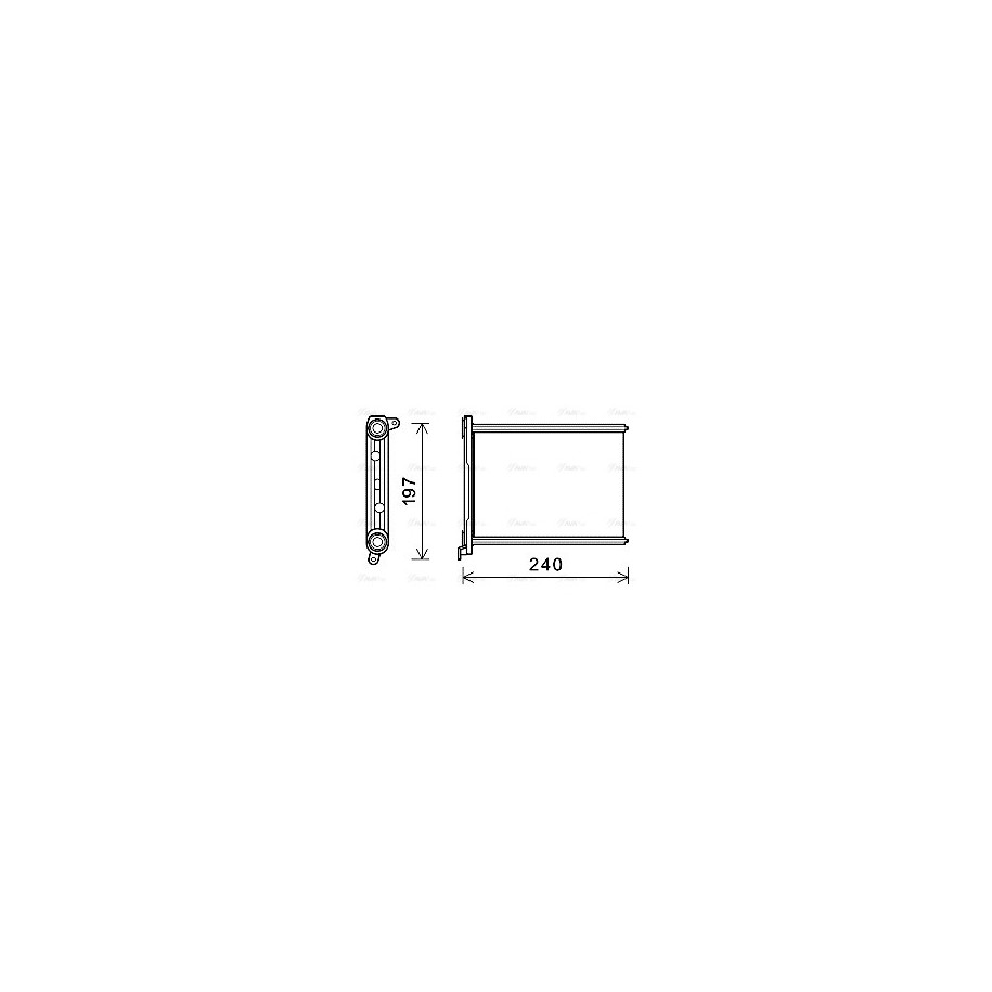 Heater Matrix - AVA RT6569