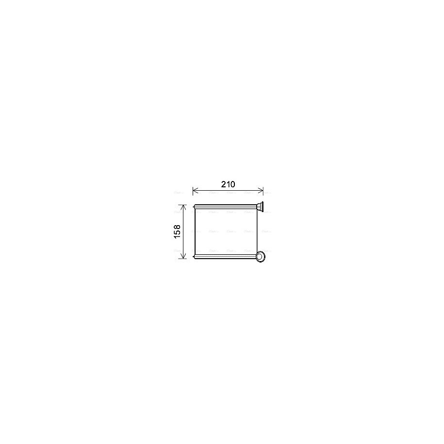 Heater Matrix - AVA RT6629