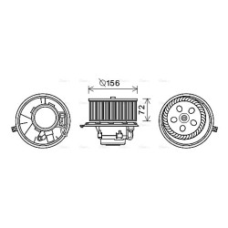 Heater Blower Motor - AVA RT8578