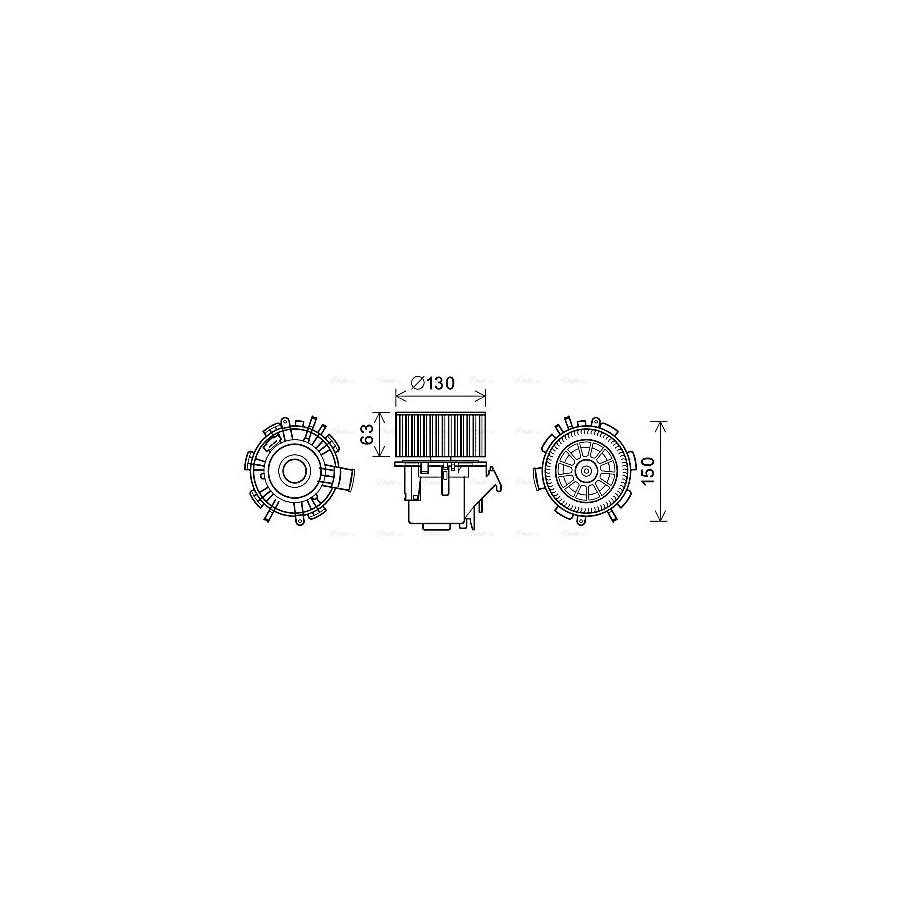 Heater Blower Motor - AVA RT8600