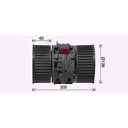 Heater Blower Motor - AVA RT8654