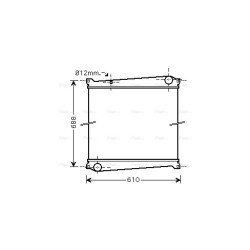 Radiator - Engine Cooling - AVA RTA2379