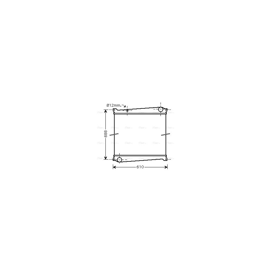 Radiator - Engine Cooling - AVA RTA2379