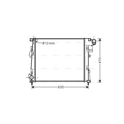Radiator - Engine Cooling - AVA RTA2427
