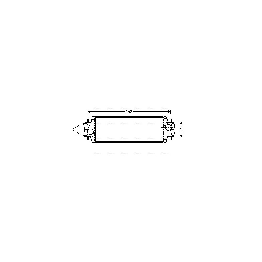 Intercooler - AVA RTA4328
