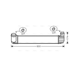 Intercooler - AVA RTA4411