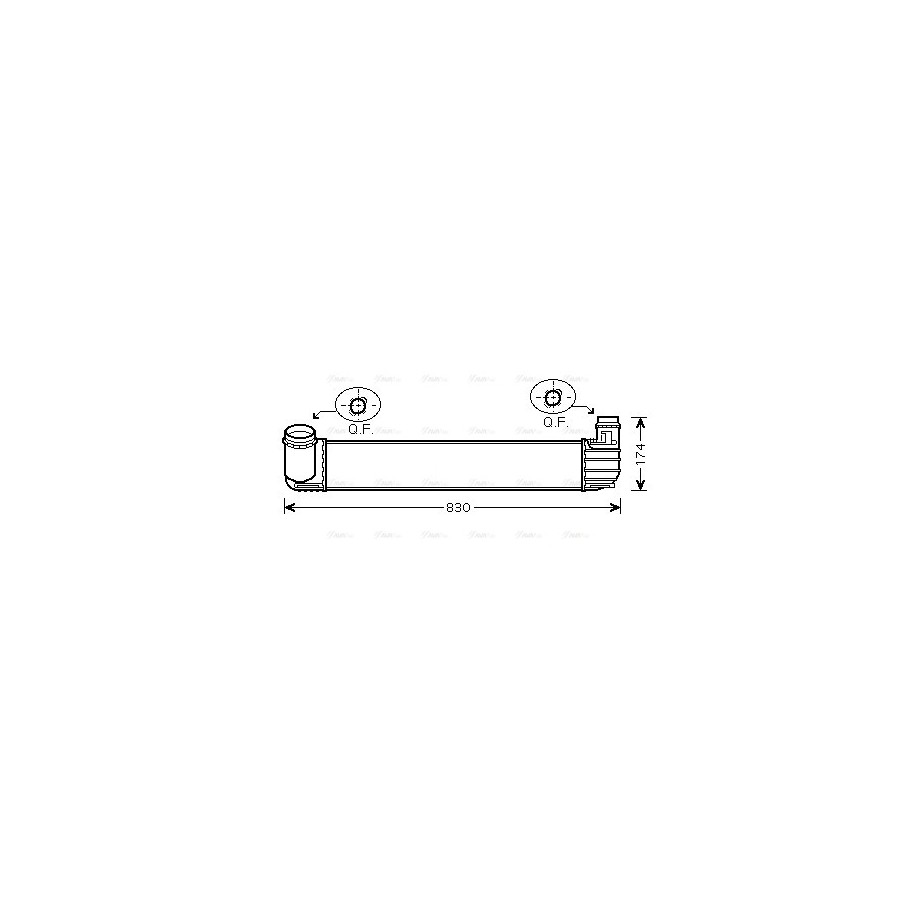Intercooler - AVA RTA4411