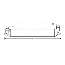 Intercooler - AVA RTA4426